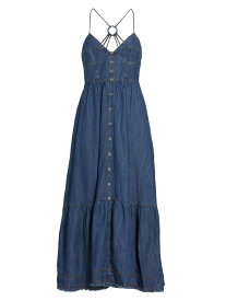 【送料無料】 エン セゾン レディース ワンピース トップス Sere Denim Midi-Dress denim