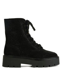 【送料無料】 ブラックスエードスタジオ レディース ブーツ・レインブーツ シューズ Sierra Suede Embellished Lugsole Boots black embellished