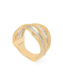 【送料無料】 マルコ ビチェゴ レディース リング アクセサリー Marrakech Two-Tone 18K Gold & 0.3 TCW Diamond 5-Strand Ring yellow gold