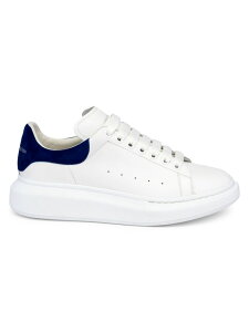 yz ALT_[E}bNC[ Y Xj[J[ V[Y Men's Oversized Leather Platform Sneakers white paris blue