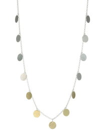 【送料無料】 イッポリスタ レディース ネックレス・チョーカー・ペンダントトップ アクセサリー Classico Chimera Two-Tone Hammered Paillette Necklace silver