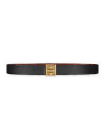【送料無料】 ジバンシー メンズ ベルト アクセサリー 4G Reversible Belt in 4G Leather brown black