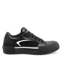 【送料無料】 アレキサンダー・マックイーン メンズ スニーカー シューズ Deck Skate Sneakers black white
