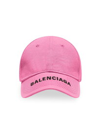 【送料無料】 バレンシアガ レディース 帽子 アクセサリー Logo Cap pink black
