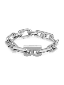 【送料無料】 バレンシアガ レディース ブレスレット・バングル・アンクレット アクセサリー B Chain Thin Bracelet shiny silver