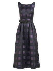 【送料無料】 ケイ アンジャー レディース ワンピース トップス Ilsa Plaid Belted Midi-Dress night blue