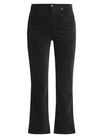 【送料無料】 エージージーンズ レディース カジュアルパンツ ボトムス Farrah Velvet Cropped Boot-Cut Pants smooth slate