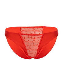 【送料無料】 ウォルフォード レディース パンツ アンダーウェア Logo Obsessed Bikini Briefs red glow