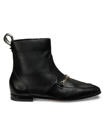 【送料無料】 クリスチャン・ルブタン レディース ブーツ・レインブーツ シューズ MJ Chain-Embellished Leather Boots black