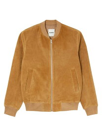 【送料無料】 サンドロ メンズ ジャケット・ブルゾン アウター Suede Leather Jacket natural
