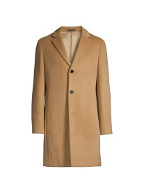 【送料無料】 レイス メンズ ジャケット・ブルゾン アウター Gable Wool-Blend Coat camel