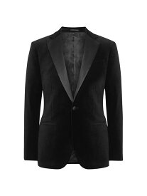 【送料無料】 レイス メンズ ジャケット・ブルゾン ブレザー アウター Cotton-Blend Single-Button Blazer ace black