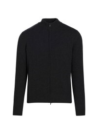 【送料無料】 ロロピアーナ メンズ ニット・セーター アウター Parksville Cashmere Zip-Up Sweater black grey melange