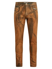 【送料無料】 ハドソンジーンズ メンズ デニムパンツ ジーンズ ボトムス Zack Graphic Skinny Jeans orange code