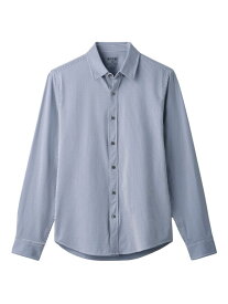 【送料無料】 ローヌ メンズ シャツ トップス Commuter Slim-Fit Shirt blazer blue stripe