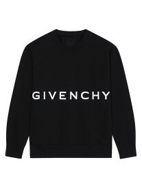 【送料無料】 ジバンシー メンズ パーカー・スウェット アウター Slim Fit Sweatshirt in Embroidered Felpa black