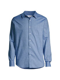 【送料無料】 オニア メンズ シャツ トップス Washed Oxford Long-Sleeved Shirt oxford blue