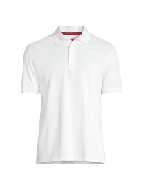 【送料無料】 イザイア メンズ ポロシャツ トップス The Logo Polo Shirt white