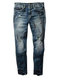 【送料無料】 ピーアールピーエス メンズ デニムパンツ ジーンズ ボトムス Windsor Distressed Ripped Knee Stretch Skinny Jeans indigo