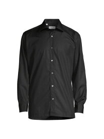 【送料無料】 シャルベ メンズ シャツ トップス Barrel Cuff Button-Up Shirt black