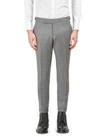 【送料無料】 トムブラウン メンズ カジュアルパンツ ボトムス Low Rise Skinny-Fit Wool Pants medium grey