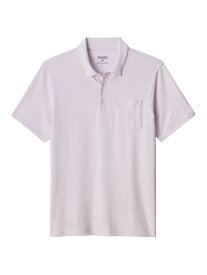 【送料無料】 ローヌ メンズ ポロシャツ トップス Slub Cotton-Blend Polo Shirt pale lavender