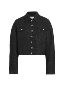 【送料無料】 セルフ・ポートレイト レディース ジャケット・ブルゾン アウター Boucle Oversized Jacket black