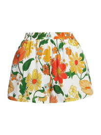 【送料無料】 ステラマッカートニー レディース ハーフパンツ・ショーツ ボトムス Floral Shorts multicolor orange