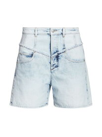 【送料無料】 イザベル マラン レディース ハーフパンツ・ショーツ ボトムス Oreta Layered Denim Shorts light blue