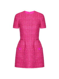 【送料無料】 ヴァレンティノ レディース ワンピース トップス Short Dress In Glaze Tweed Light pink