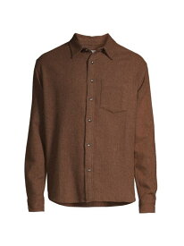 【送料無料】 コリドー メンズ シャツ トップス Flannel Button-Front Shirt brown