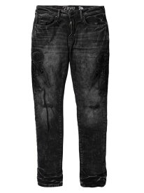 【送料無料】 ピーアールピーエス メンズ デニムパンツ ボトムス Foundation Embroidered Jeans black