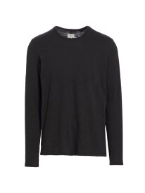 【送料無料】 ラグアンドボーン メンズ Tシャツ トップス Classic Long-Sleeve T-Shirt black