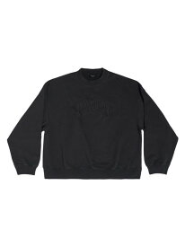 【送料無料】 バレンシアガ メンズ パーカー・スウェット アウター Cities Paris Sweatshirt Medium Fit black