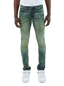 【送料無料】 ピーアールピーエス メンズ デニムパンツ ジーンズ ボトムス Direction Distressed Skinny Jeans indigo