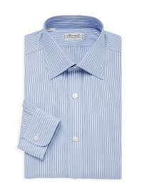 【送料無料】 シャルベ メンズ シャツ トップス Barrell Striped Dress Shirt blue