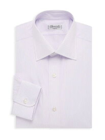 【送料無料】 シャルベ メンズ シャツ トップス Stripe Dress Shirt white pink