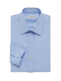 【送料無料】 シャルベ メンズ シャツ トップス Cotton Button-Up Shirt medium blue