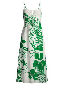 【送料無料】 フェイスフルザブランド レディース ワンピース トップス L'Oasis Bea Floral Midi-Dress green floral