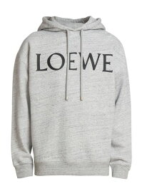 【送料無料】 ロエベ メンズ パーカー・スウェット フーディー アウター Loewe Oversized Hoodie grey melange