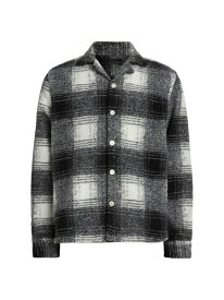 【送料無料】 オールセインツ メンズ シャツ トップス Tremont Plaid Button-Front Shirt ecru