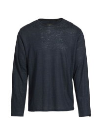 【送料無料】 ラグアンドボーン メンズ Tシャツ トップス Kerwin Linen Long-Sleeve T-Shirt sal