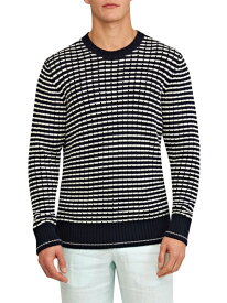 【送料無料】 オールバー ブラウン メンズ ニット・セーター アウター Lorca Side Stripe Classic-Fit Sweatshirt night iris sea mist