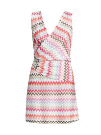 【送料無料】 ミッソーニ レディース ワンピース トップス Chevron Knit Wrap Dress light multi