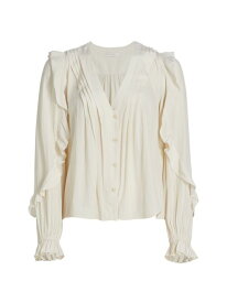 【送料無料】 レイミー ブルック レディース シャツ ブラウス トップス Estelle Ruffled V-Neck Blouse jute