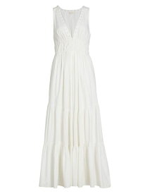 【送料無料】 レイミー ブルック レディース ワンピース トップス Azalea Cotton Tiered Maxi Dress white