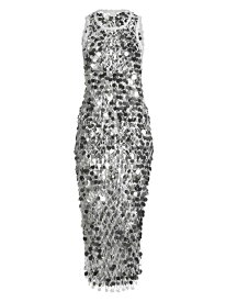 【送料無料】 ミリー レディース ワンピース トップス Sequined Cotton-Blend Crocheted Midi-Dress ecru
