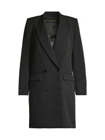 【送料無料】 コビーハルペリン レディース ワンピース トップス Ivy Double-Breasted Twill Blazer Dress black