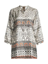 【送料無料】 ジョニーワズ レディース シャツ トップス Corry Printed Silk Twill Tunic multi