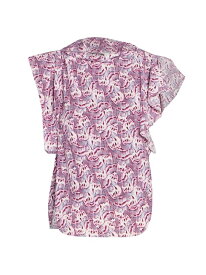 【送料無料】 イザベル マラン レディース シャツ ブラウス トップス Valency Floral Asymmetric Blouse mauve